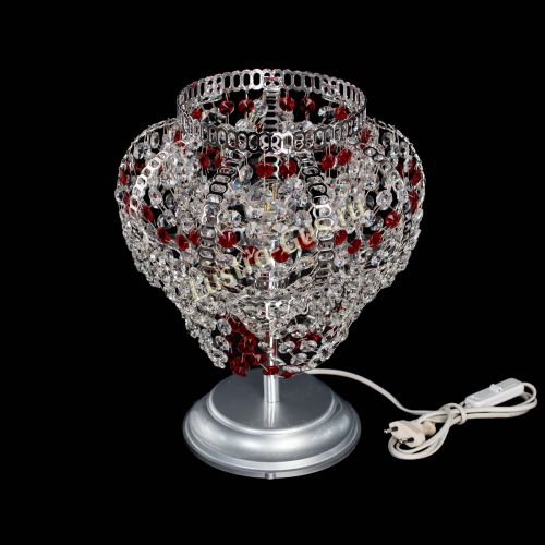 Настольная лампа Альфа №1 красная в Подольске Гусь Хрустальный