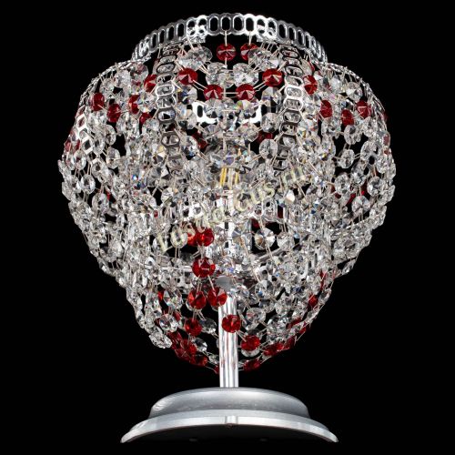 Настольная лампа Альфа №1 красная в Подольске Гусь Хрустальный