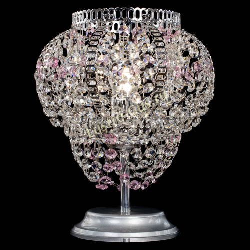 Настольная лампа Альфа №1 розовая в Подольске Гусь Хрустальный