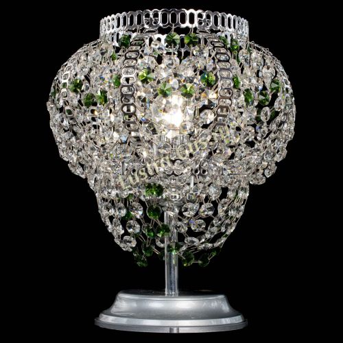 Настольная лампа Альфа №1 зеленая в Подольске Гусь Хрустальный