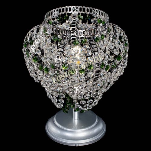 Настольная лампа Альфа №1 зеленая в Подольске Гусь Хрустальный