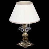 Бронзовая настольная лампа Антик №1 Шар  с абажуром в Подольске