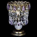 Настольная лампа Астра №1 под бронзу Фиолетовая в Подольске