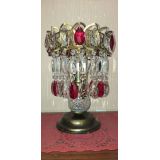 Настольная лампа Астра №1 под бронзу Красная в Подольске