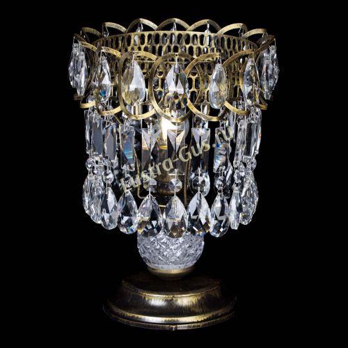 Настольная лампа Астра №1 под бронзу в Подольске Гусь Хрустальный