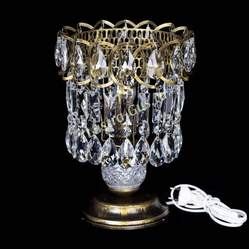 Настольная лампа Астра №1 под бронзу в Подольске Гусь Хрустальный