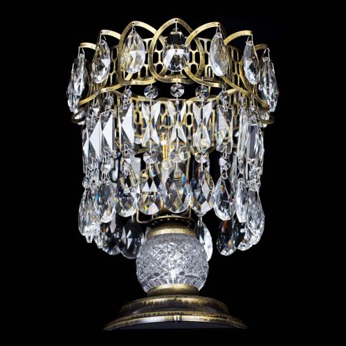 Настольная лампа Астра №1 под бронзу в Подольске Гусь Хрустальный