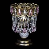 Настольная лампа Астра №1 под бронзу Розовая в Подольске