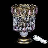 Настольная лампа Астра №1 под бронзу Розовая в Подольске