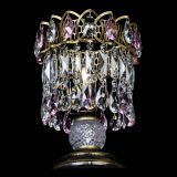 Настольная лампа Астра №1 под бронзу Розовая в Подольске