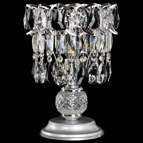 Настольная лампа Астра №1 черная в Подольске Гусь Хрустальный