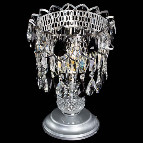 Настольная лампа Астра №1 черная в Подольске Гусь Хрустальный