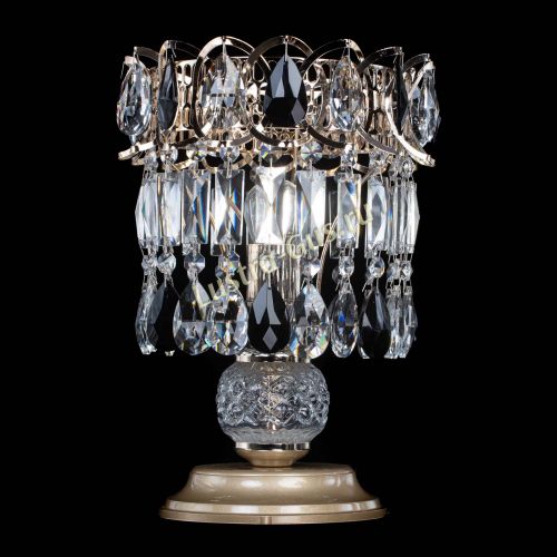 Настольная лампа Астра №1 черная в Подольске Гусь Хрустальный