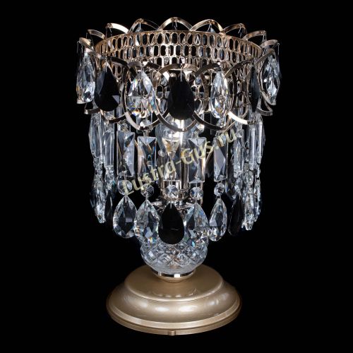 Настольная лампа Астра №1 черная в Подольске Гусь Хрустальный