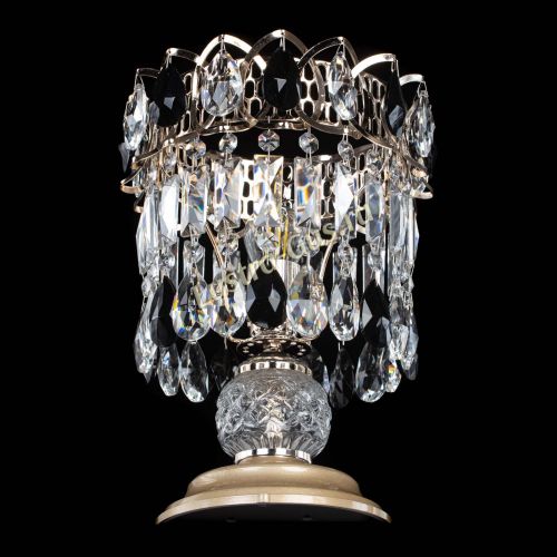 Настольная лампа Астра №1 черная в Подольске Гусь Хрустальный