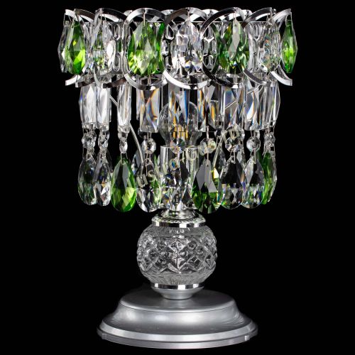 Настольная лампа Астра №1 зеленая в Подольске Гусь Хрустальный