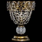 Настольная лампа Астра ажур №1 под бронзу Черная в Подольске