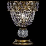 Настольная лампа Астра ажур №1 под бронзу Фиолетовая в Подольске