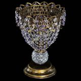 Настольная лампа Астра ажур №1 под бронзу Фиолетовая в Подольске