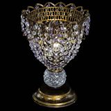 Настольная лампа Астра ажур №1 под бронзу Фиолетовая в Подольске