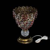 Настольная лампа Астра ажур №1 под бронзу Красная в Подольске