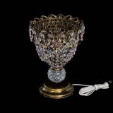 Настольная лампа Астра ажур №1 под бронзу Розовая в Подольске