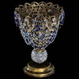 Настольная лампа Астра ажур №1 под бронзу Синяя в Подольске Настольная лампа Астра ажур №1 под бронзу Синяя в Подольске