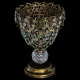 Настольная лампа Астра ажур №1 под бронзу Зеленая в Подольске