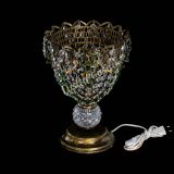 Настольная лампа Астра ажур №1 под бронзу Зеленая в Подольске