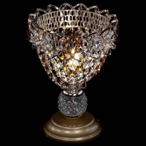 Настольная лампа Астра ажур №1 в Подольске Гусь Хрустальный