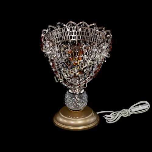 Настольная лампа Астра ажур №1 в Подольске Гусь Хрустальный