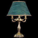 Бронзовая настольная лампа Аврора №3 с абажуром в Подольске