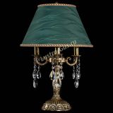 Бронзовая настольная лампа Аврора №3 Журавлик с абажуром в Подольске