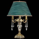 Бронзовая настольная лампа Аврора №3 Журавлик с абажуром в Подольске