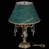 Бронзовая настольная лампа Аврора №3 Журавлик с абажуром в Подольске