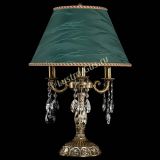 Бронзовая настольная лампа Аврора №3 Звездочка с абажуром в Подольске