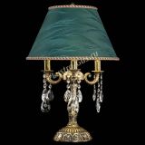 Бронзовая настольная лампа Аврора №3 Звездочка с абажуром в Подольске