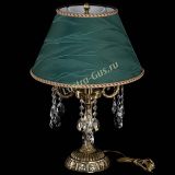 Бронзовая настольная лампа Аврора №3 Звездочка с абажуром в Подольске