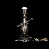 Бронзовая настольная лампа Делия №1 с абажуром в Подольске