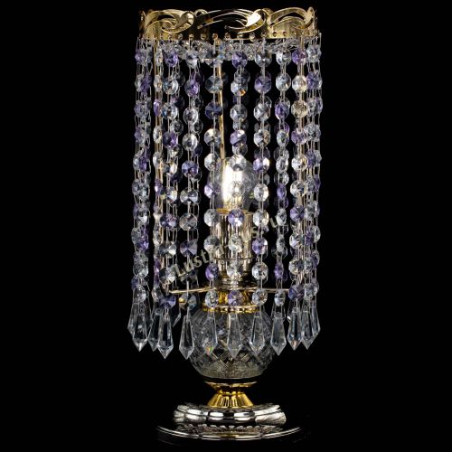 Настольная лампа Диана Карандаш фиолетовая в Подольске Гусь Хрустальный