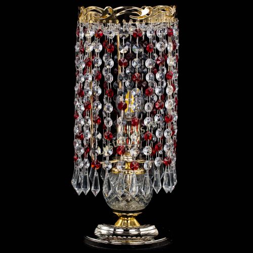 Настольная лампа Диана Карандаш красная в Подольске Гусь Хрустальный