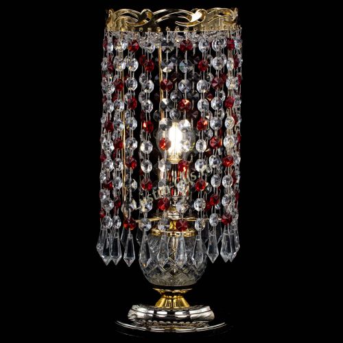 Настольная лампа Диана Карандаш красная в Подольске Гусь Хрустальный
