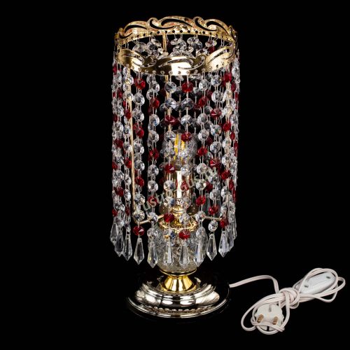 Настольная лампа Диана Карандаш красная в Подольске Гусь Хрустальный