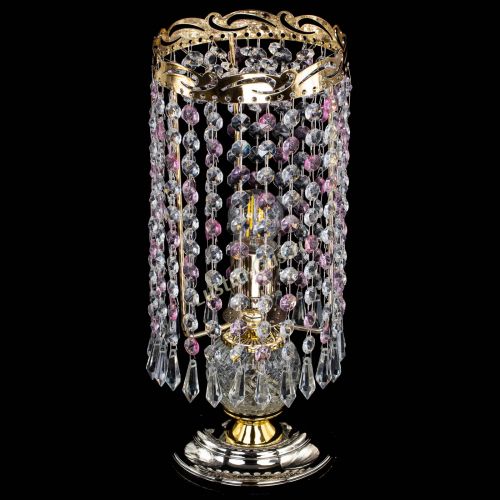 Настольная лампа Диана Карандаш розовая в Подольске Гусь Хрустальный