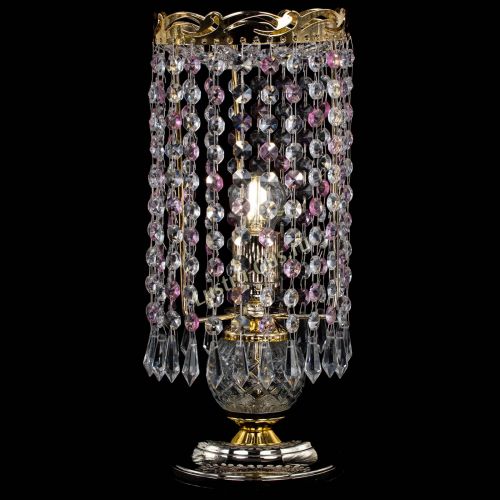 Настольная лампа Диана Карандаш розовая в Подольске Гусь Хрустальный