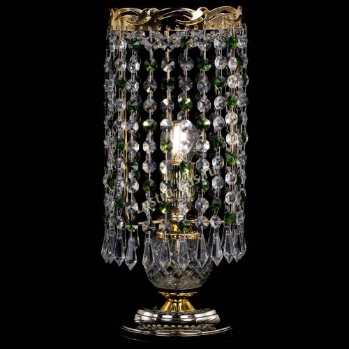 Настольная лампа Диана Карандаш зеленая в Подольске Гусь Хрустальный