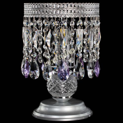 Настольная лампа Флоренция №1 фиолетовая в Подольске Гусь Хрустальный