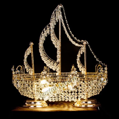 Настольная лампа Каравелла в Подольске Гусь Хрустальный