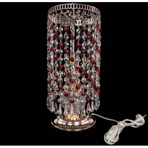 Настольная лампа Кольцо с карандашами красная в Подольске Гусь Хрустальный