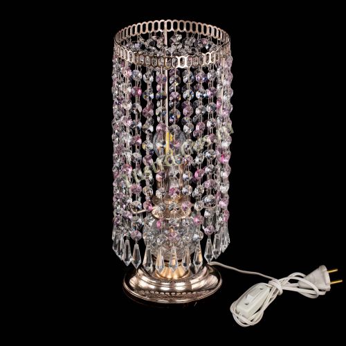 Настольная лампа Кольцо с карандашами розовая в Подольске Гусь Хрустальный